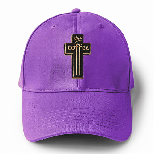 Hot Coffee Solid Color Baseball Cap