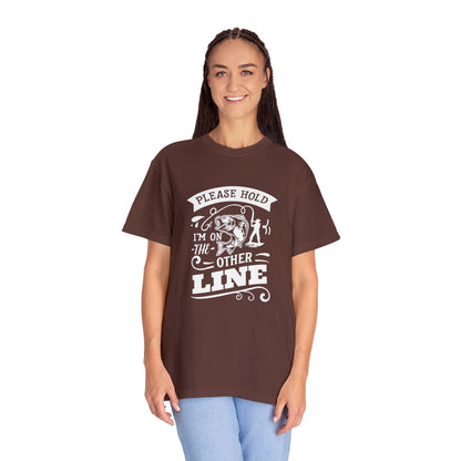 On the Line T-shirt: Please Hold, I'm on the Other Line