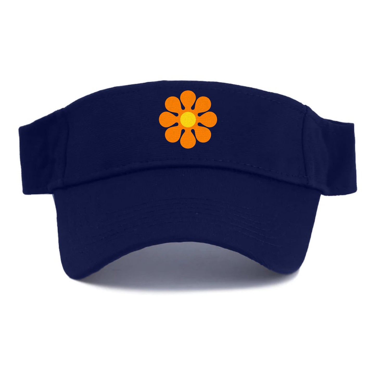 Retro 80s Flower Orange Hat