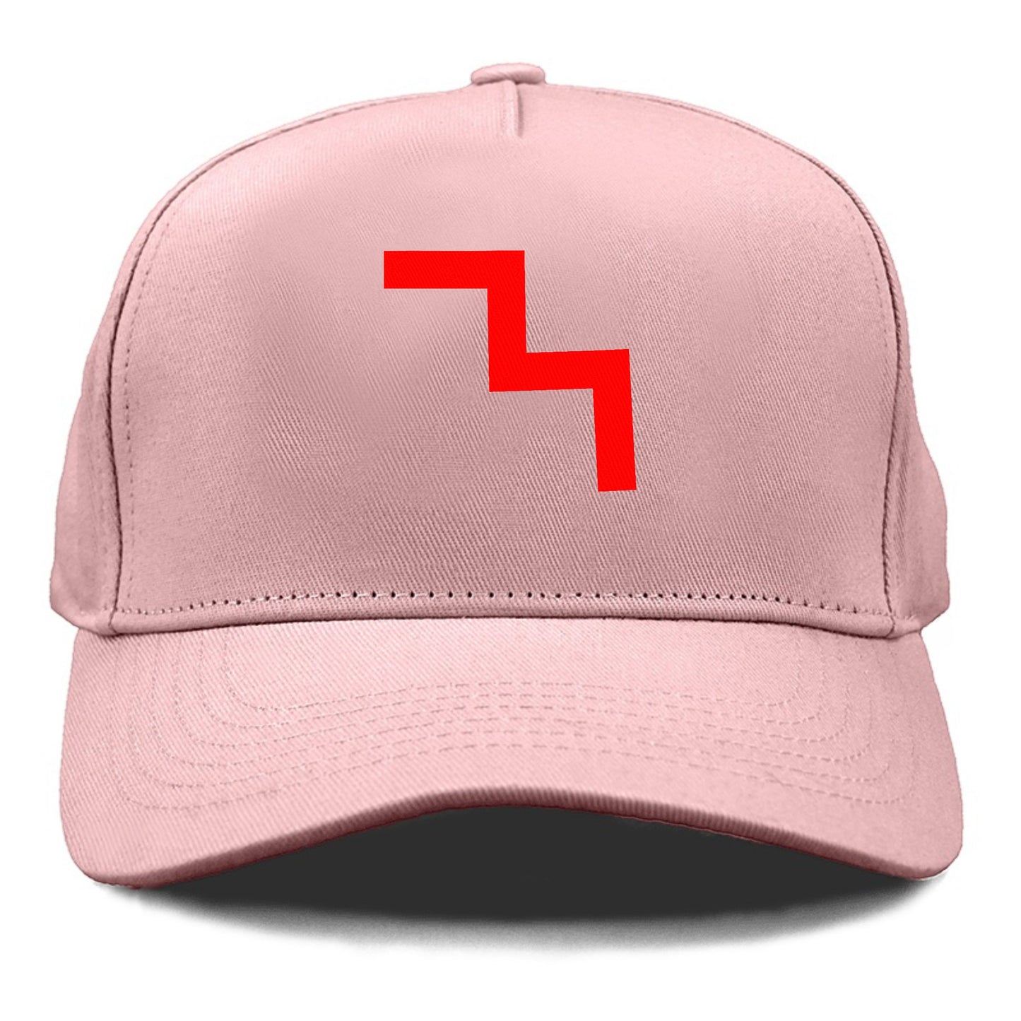 Retro 80s Zig Zag Red Hat