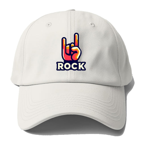 Hand Horn Rock 2 Baseball Cap For Big Heads