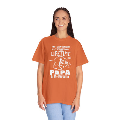 Cherished Title: The Papa T-Shirt for Grandfathers and Father Figures