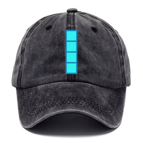 Retro 80s Tetris Blocks Blue Classic Cap