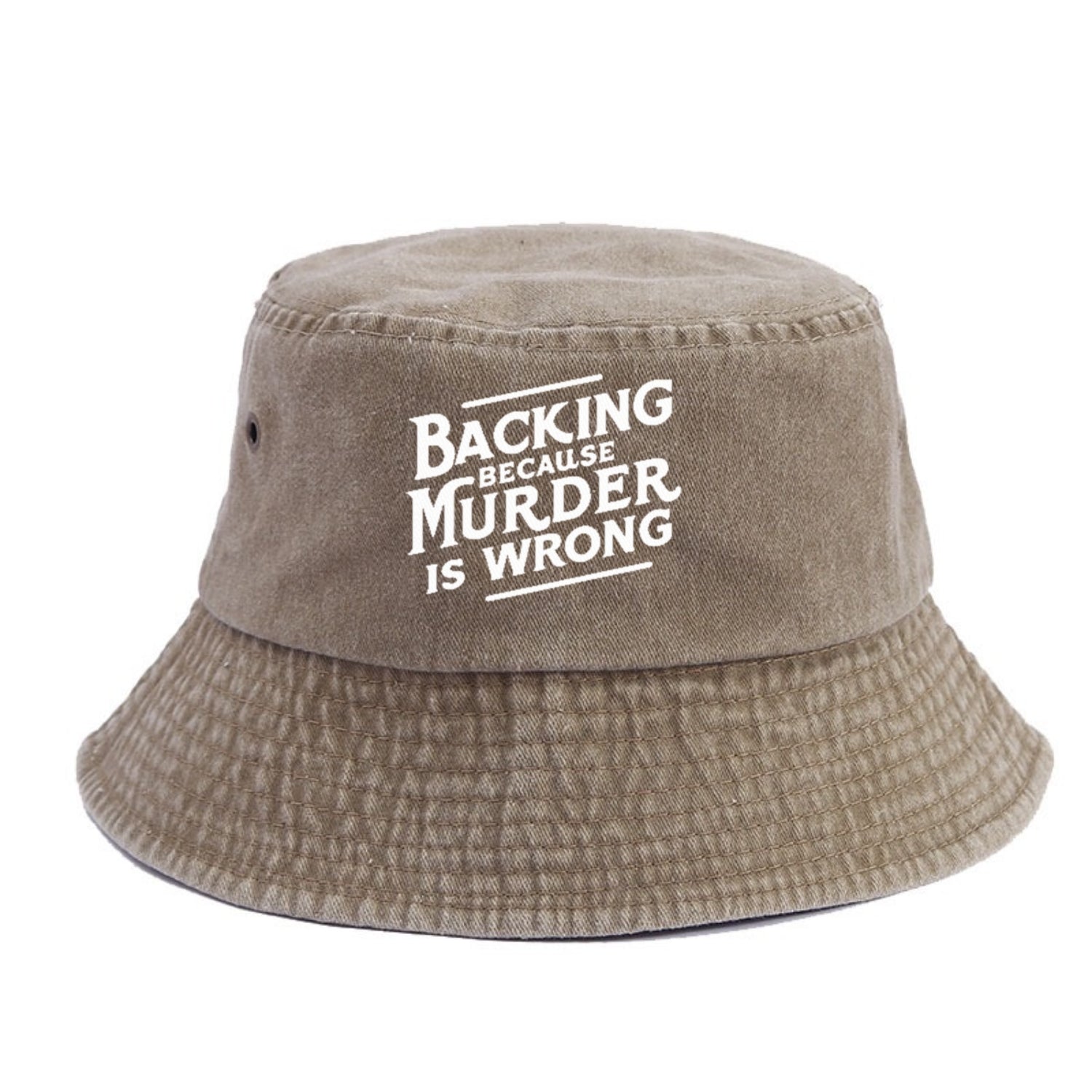 backing because murder is wrong Hat