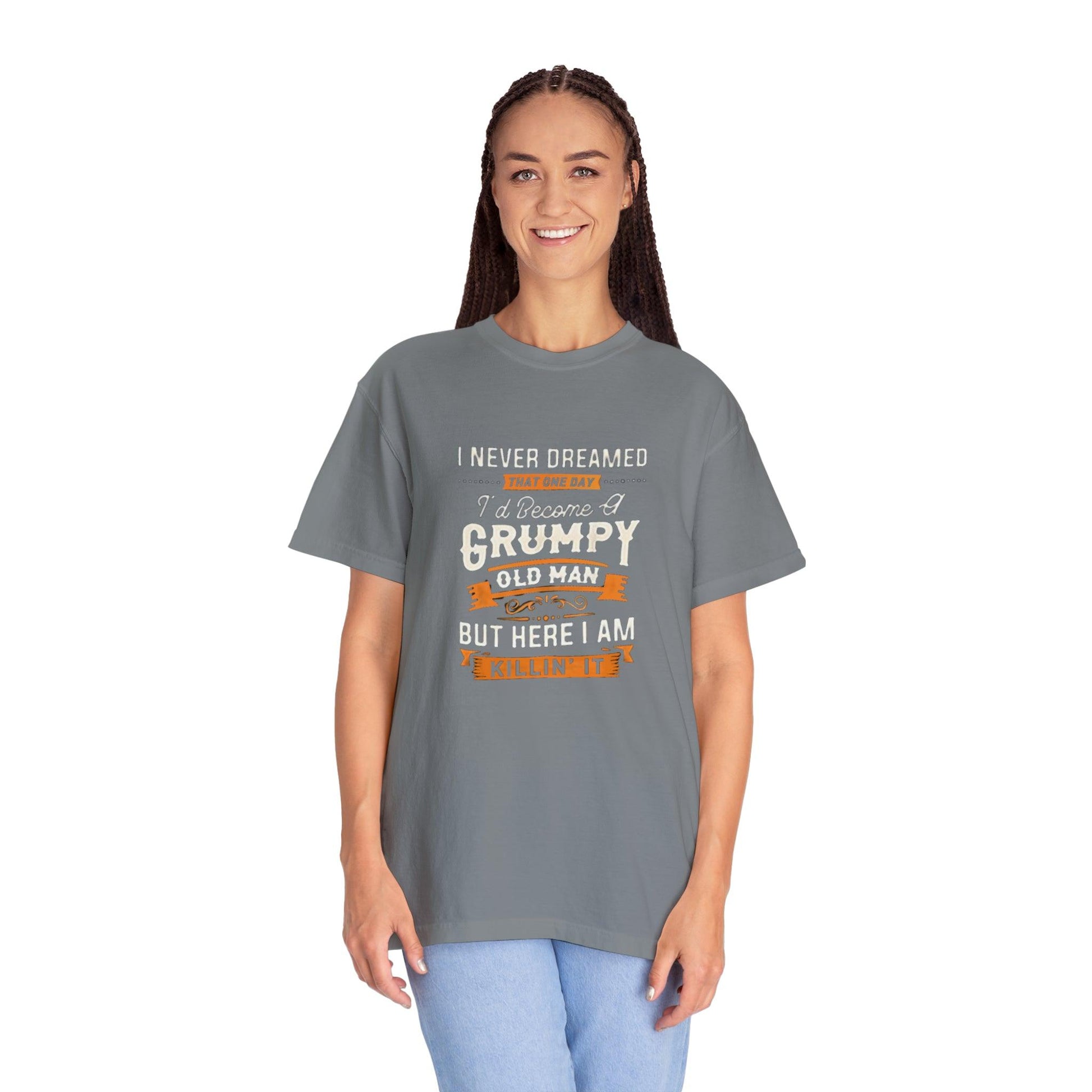 Grumpy and Proud: The Bold T-Shirt for Seniors with Attitude - Pandaize