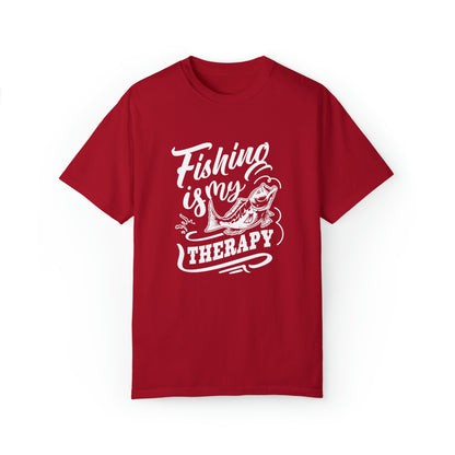 Revitalize Your Spirit with Every Cast: Fishing Therapy T-Shirt