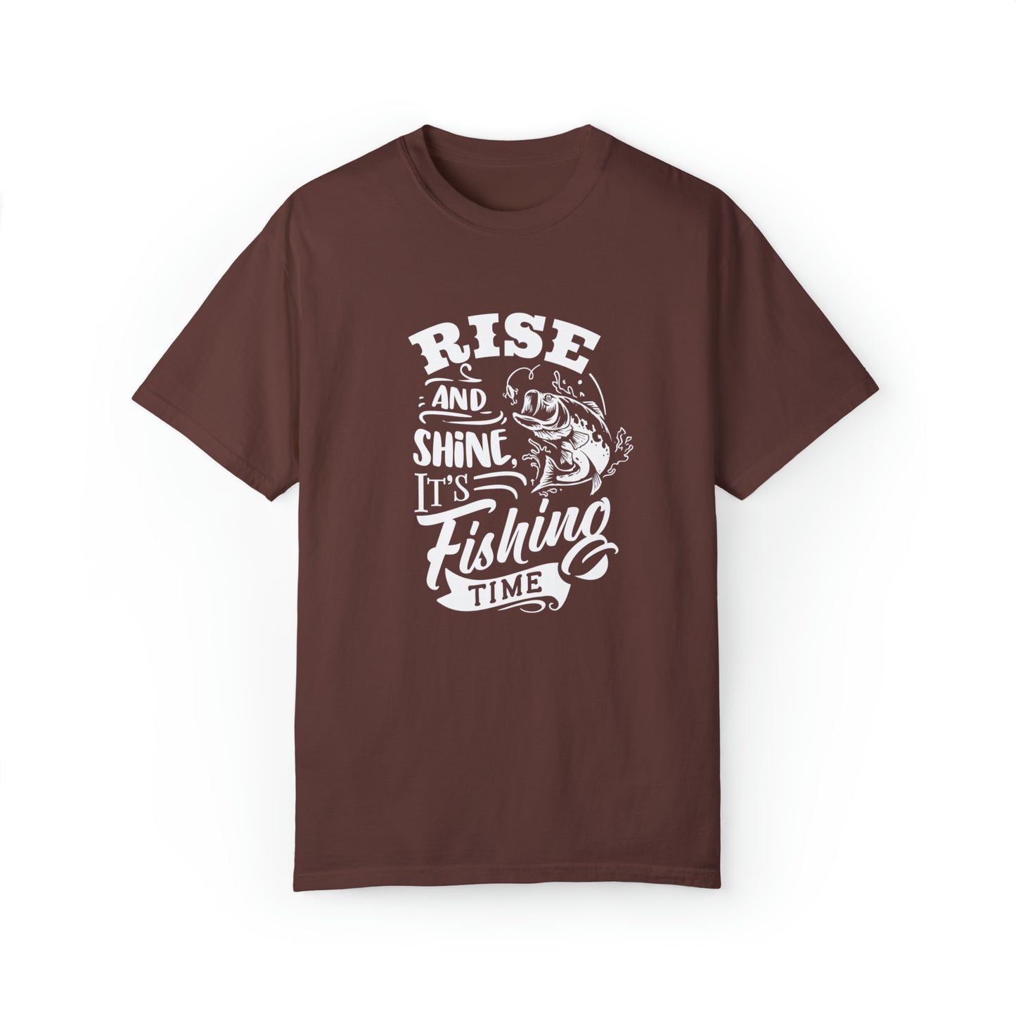 "Dawn to Dusk Angler: Seize the Fishing Day" T-Shirt