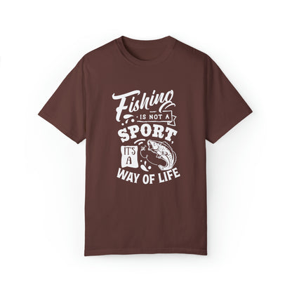 Camiseta "La pesca no es un deporte, es una forma de vida"