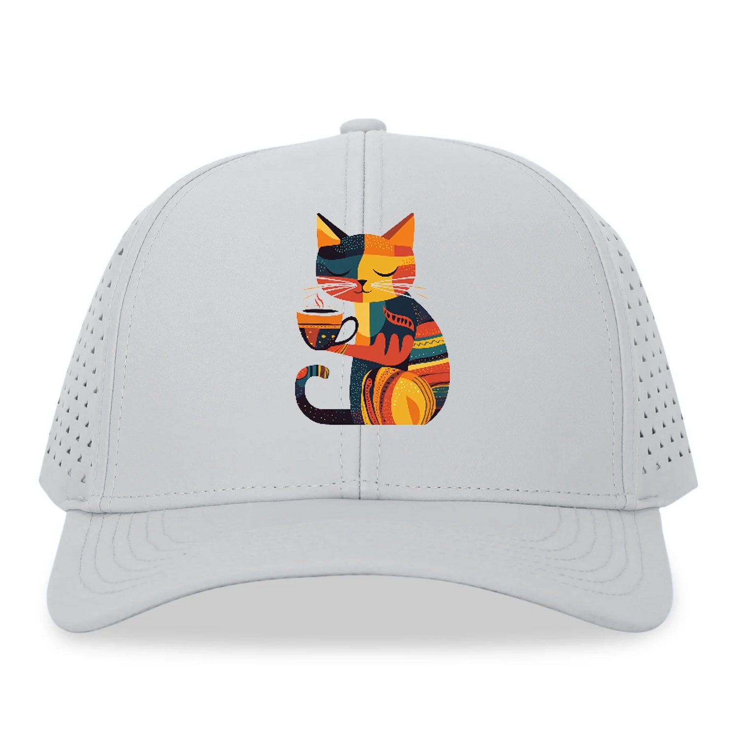 Coffee Time Cat Hat