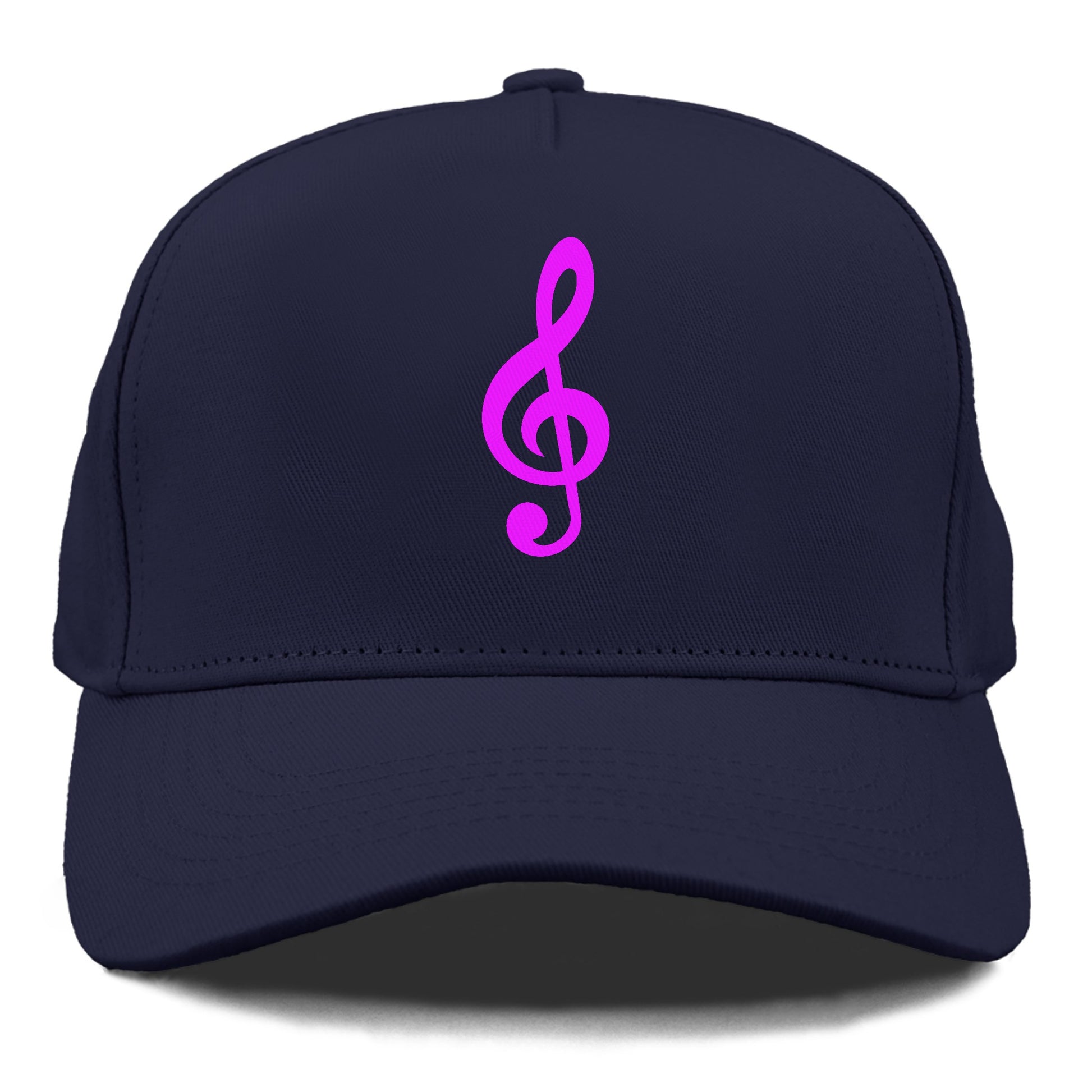 Retro 80s Music Note Purple Hat