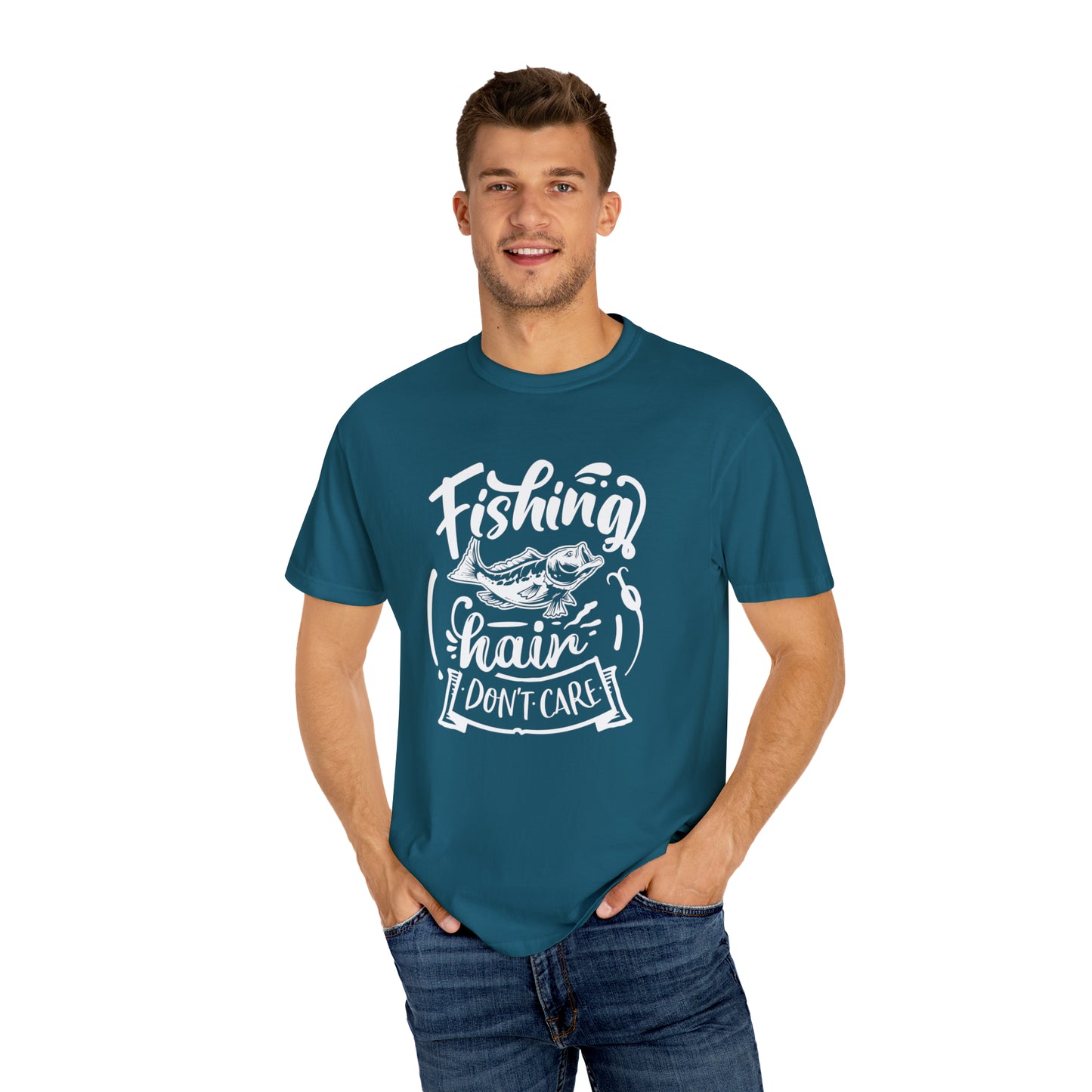 "Fishing Hair Don't Care" T-Shirt
