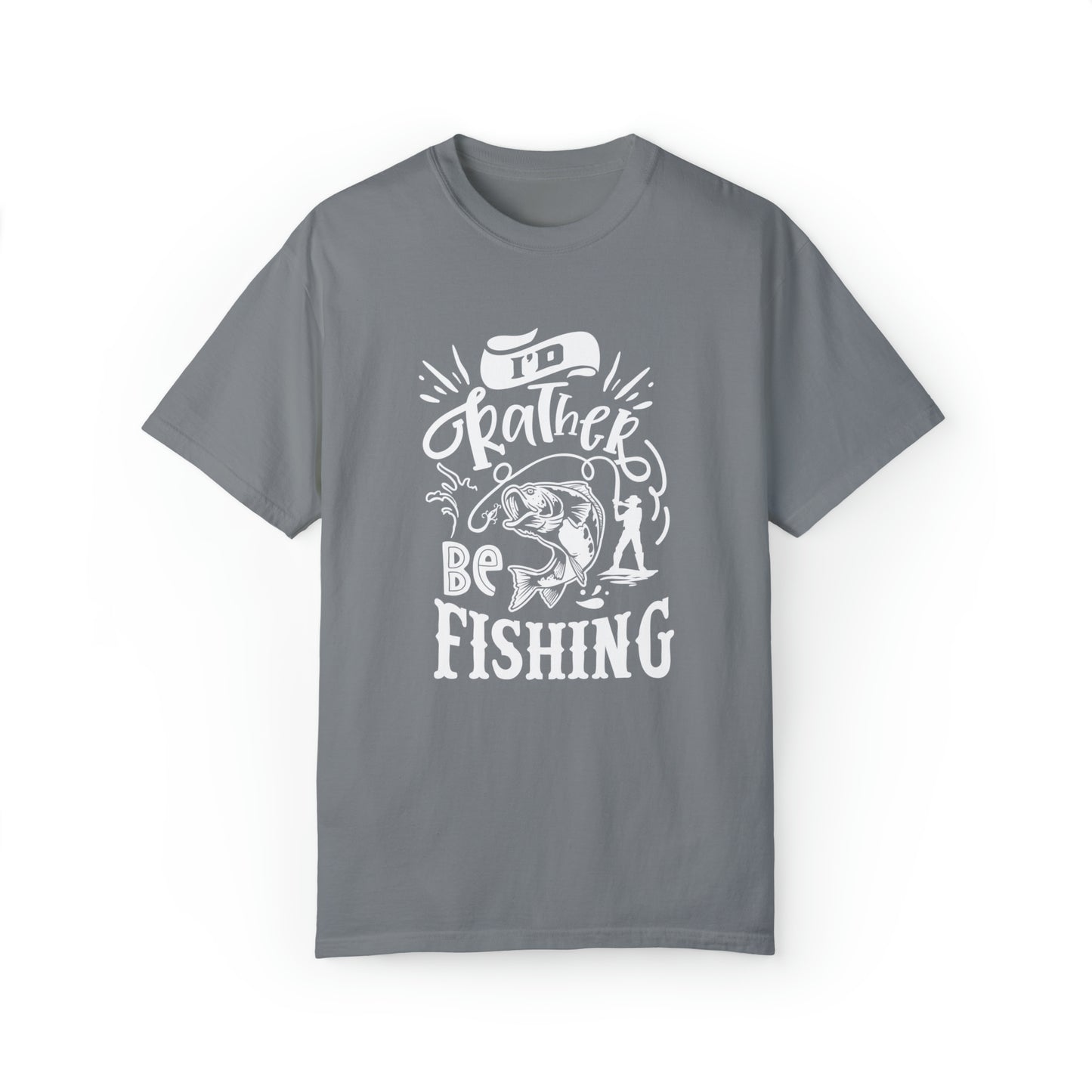 Embrace Your Passion: 'I'd Rather Be Fishing' T-Shirt