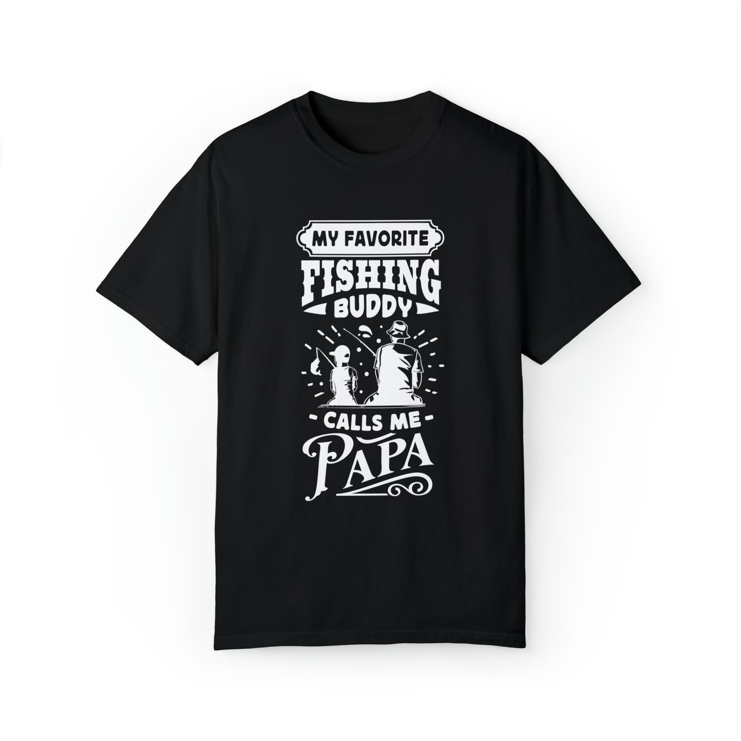 "Cherished Fishing Companion: My Little One Calls Me Papa" T-Shirt