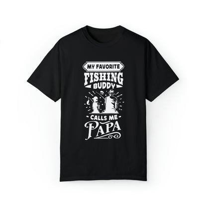 『大切な釣り仲間 パパって呼んでます』Tシャツ