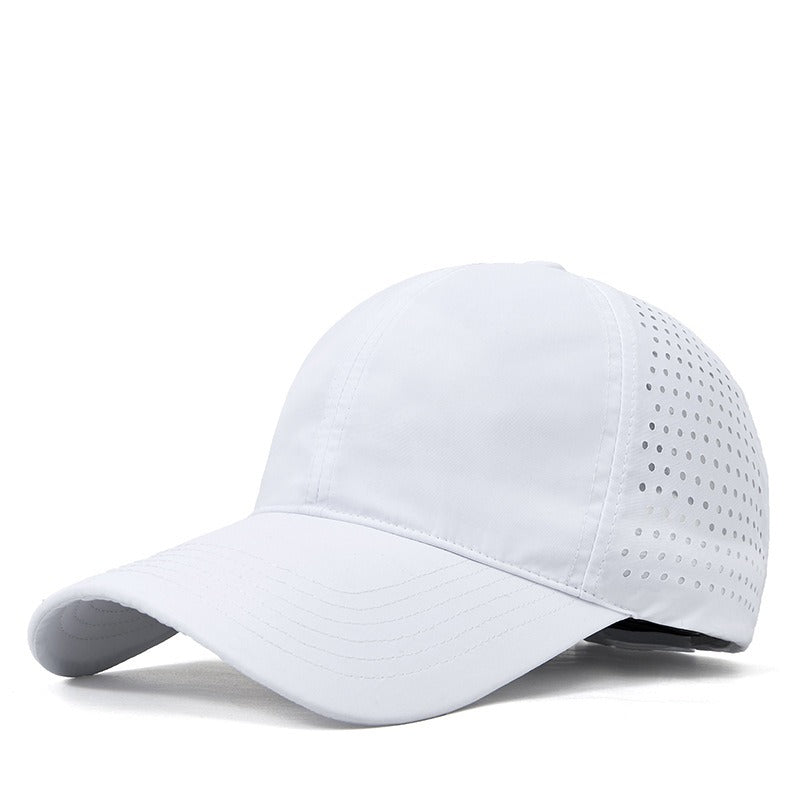 Pandaize Gorra de béisbol unisex de secado rápido con malla, gorra de protección solar de verano de nailon