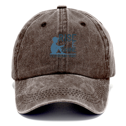 Rise & Shine it's fishing time Hat