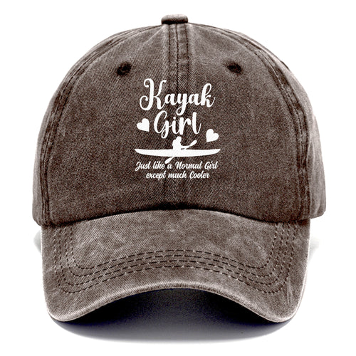 Kayak Girl Just Like A Normal Girl Except Much Cooler Classic Cap