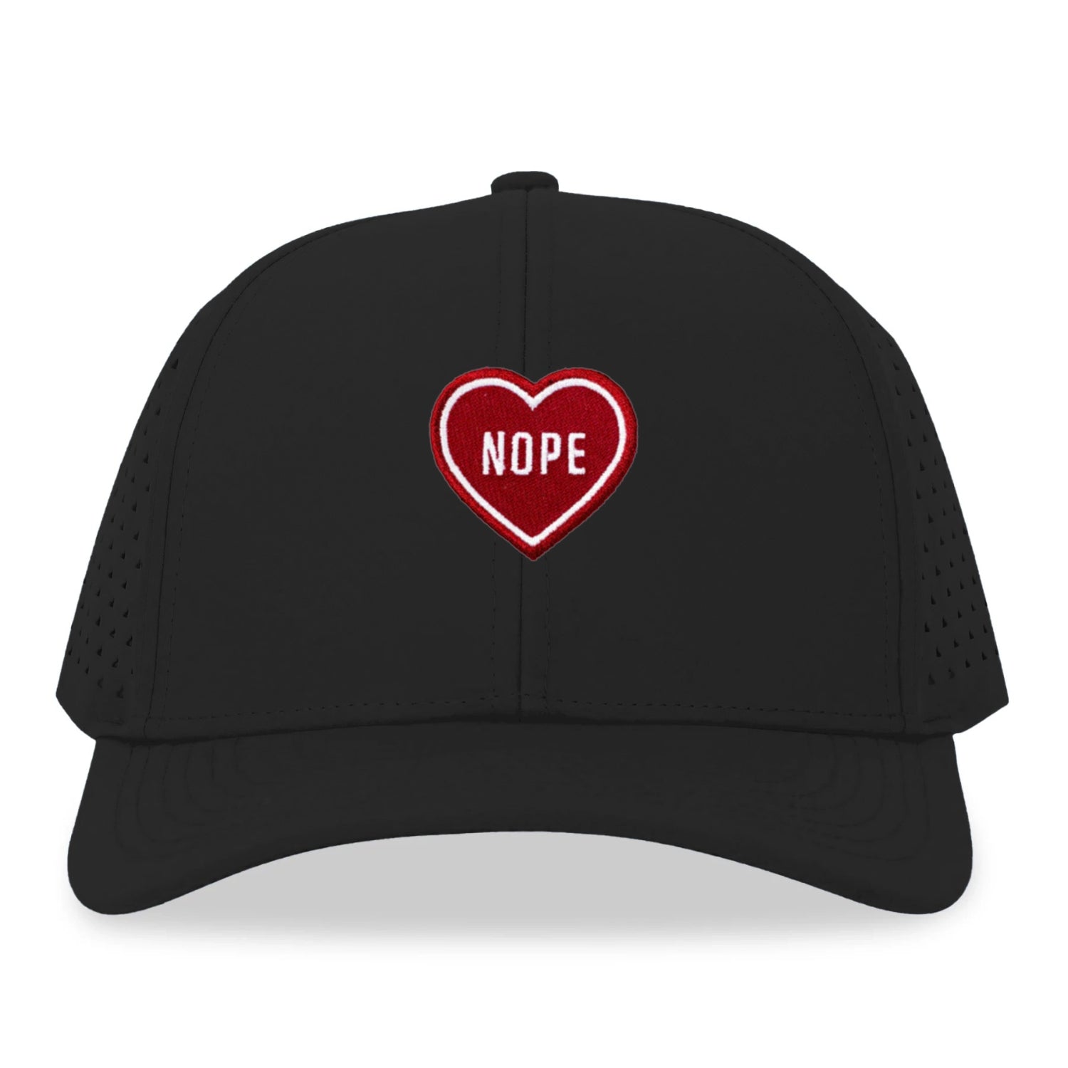 nope heart Hat