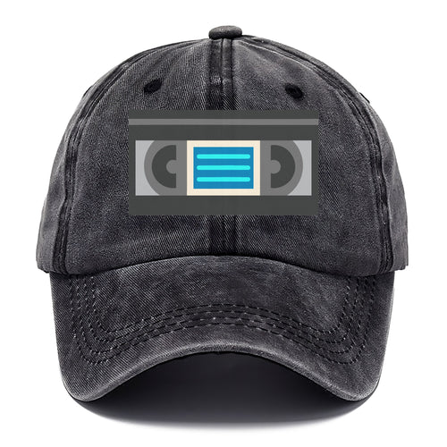 Retro 80s Vhs Tape Blue Classic Cap