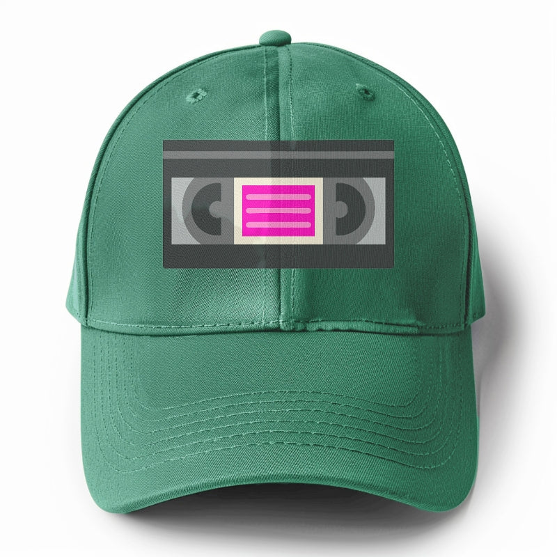 Retro 80s VHS Tape Pink Hat