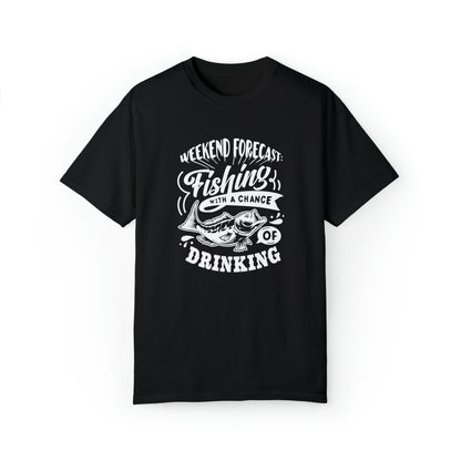 Cast and Cheers: Fishing Forecast Weekend T-shirt