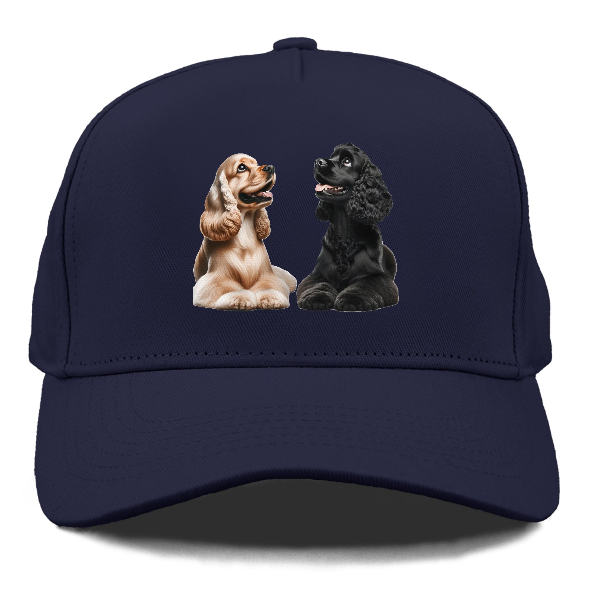 golden and black cocker spaniels Hat