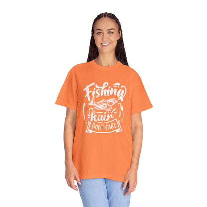 Camiseta "Pescando el pelo no me importa"