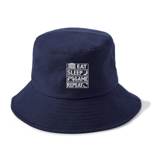 Eat Sleep Game Repeat Hat