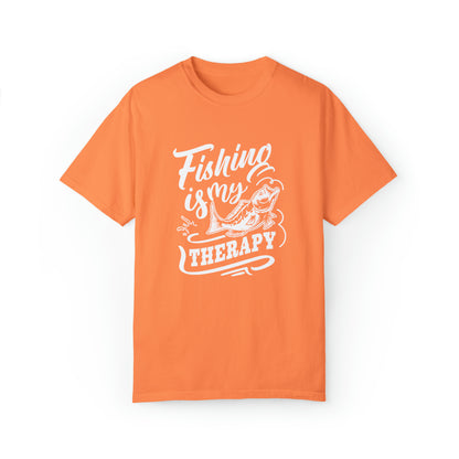 Revitalize Your Spirit with Every Cast: Fishing Therapy T-Shirt