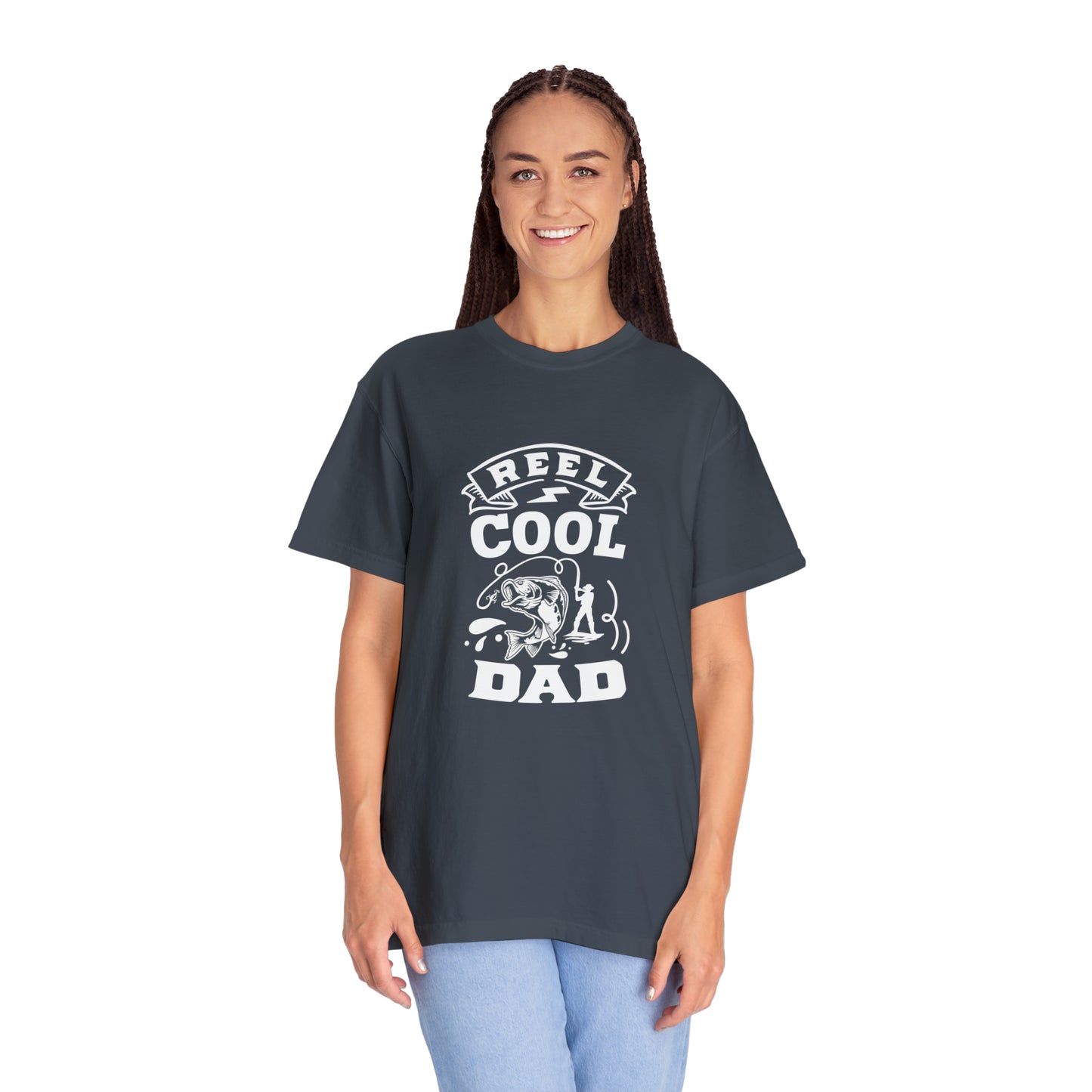 Reel Cool Dad camiseta blanca
