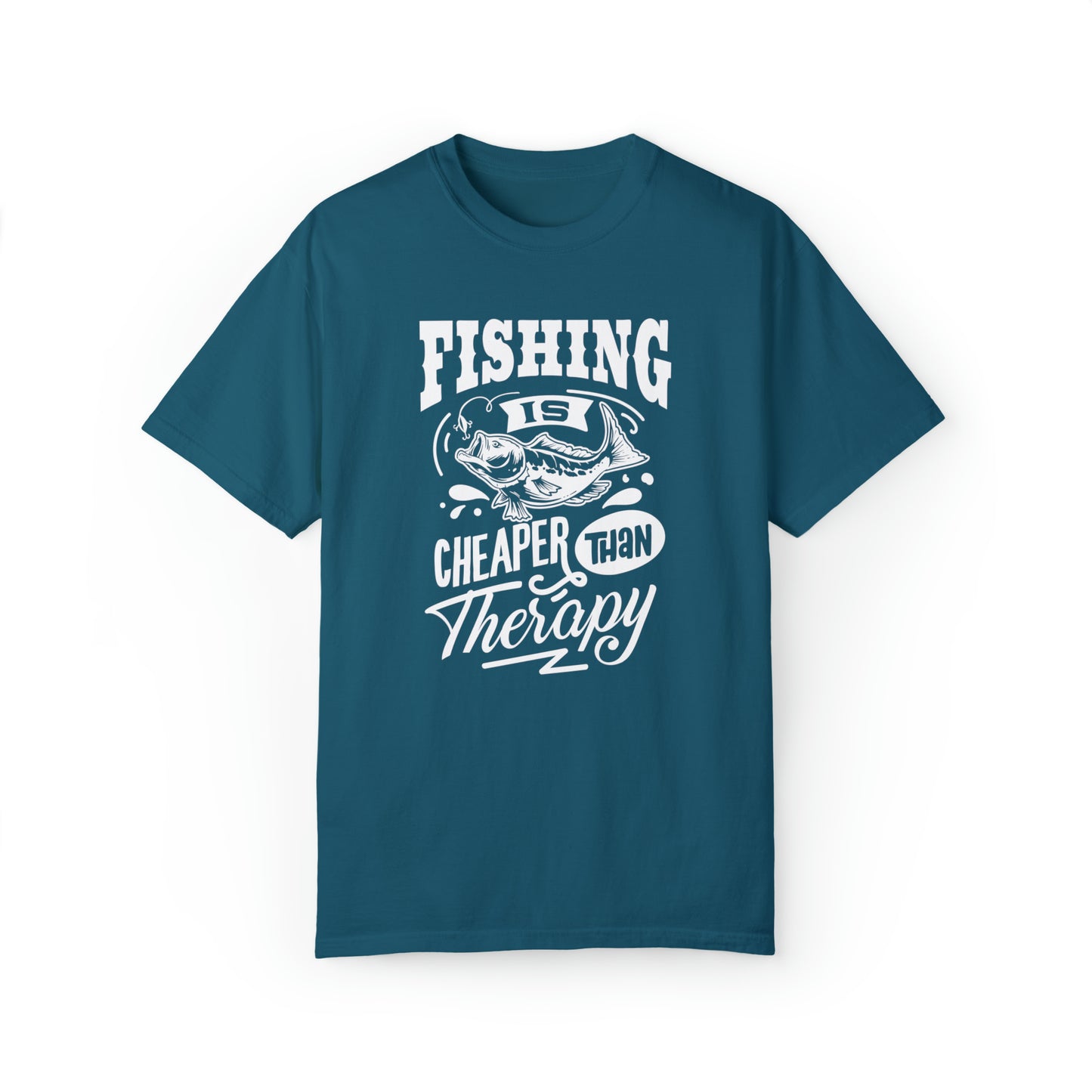 Reel in Tranquility: Fishing Therapy T-Shirt