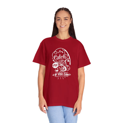 Chasing Adventure: Catch Me If You Can Fishing T-Shirt