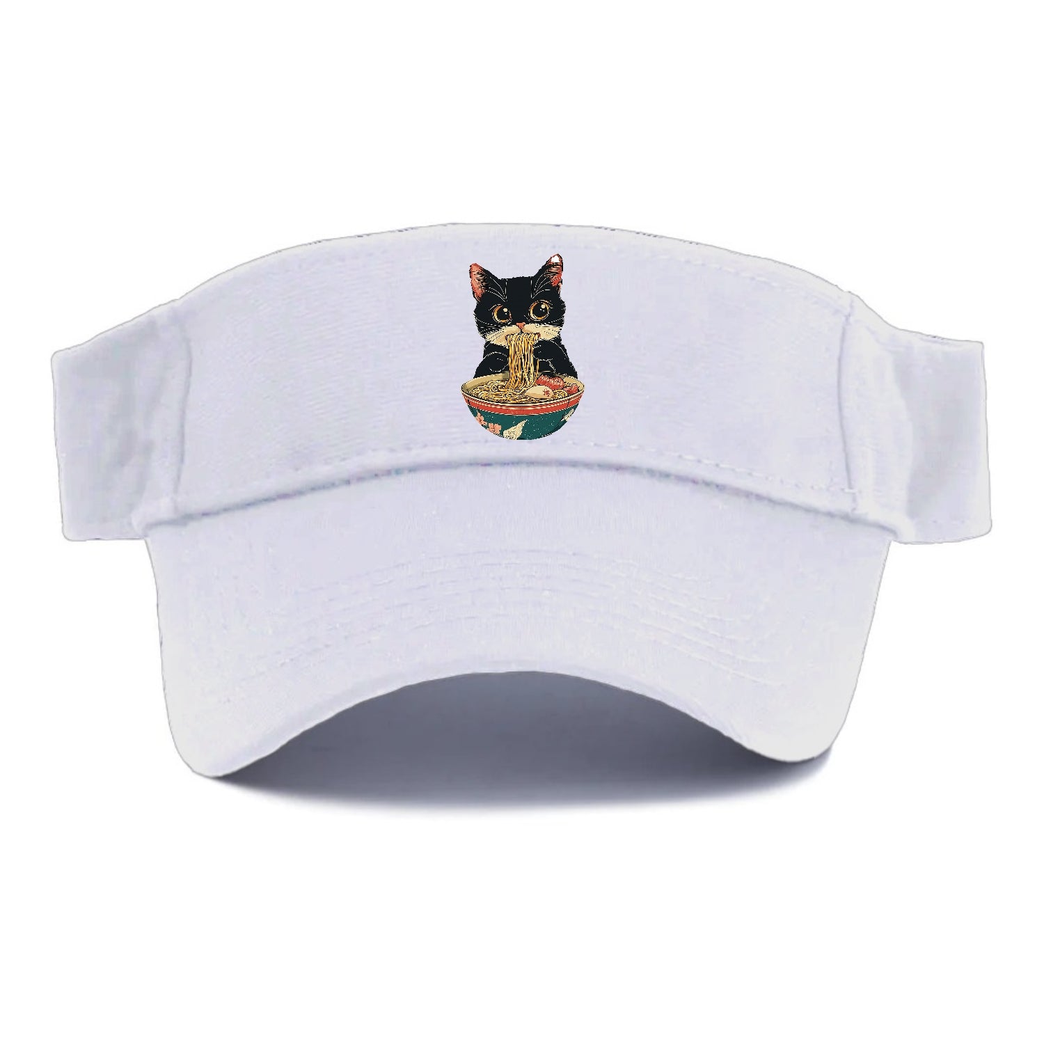 Cat Eating Noodles Hat