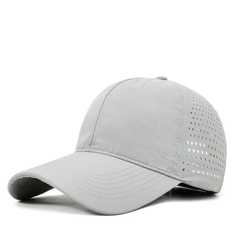 Pandaize Unisex Quick-Dry Sun Hat Baseball Cap with Mesh, Nylon Summer Sun Protection Cap