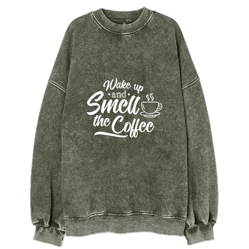 Caffeine Dream: Start Your Day With Bold 'coffee' Vibes Vintage Sweatshirt