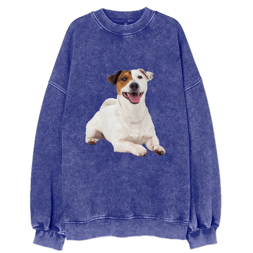 Jack Russell Terrier Dog Vintage Sweatshirt