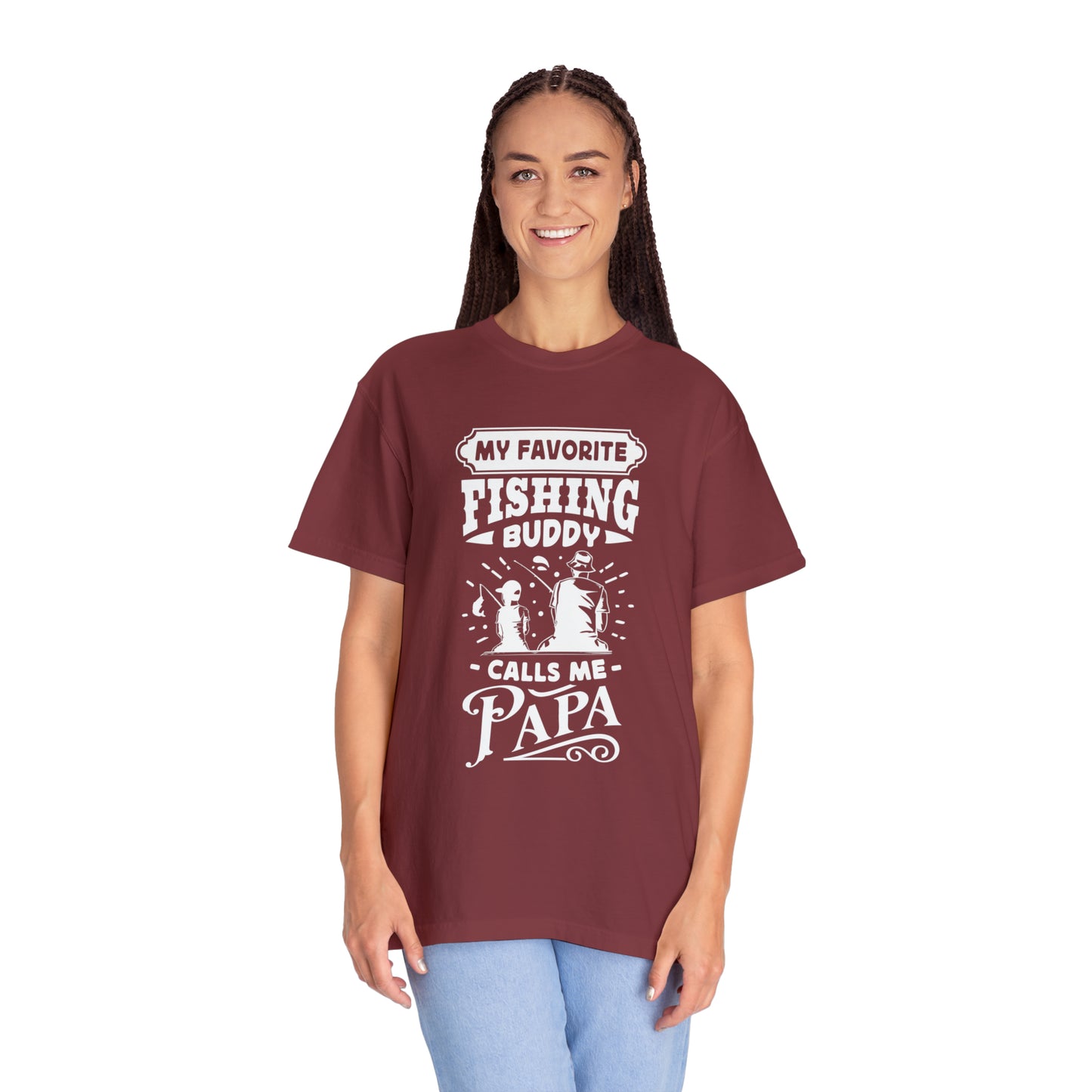 Camiseta "Cherished Fishing Companion: My Little One Calls Me Papa"