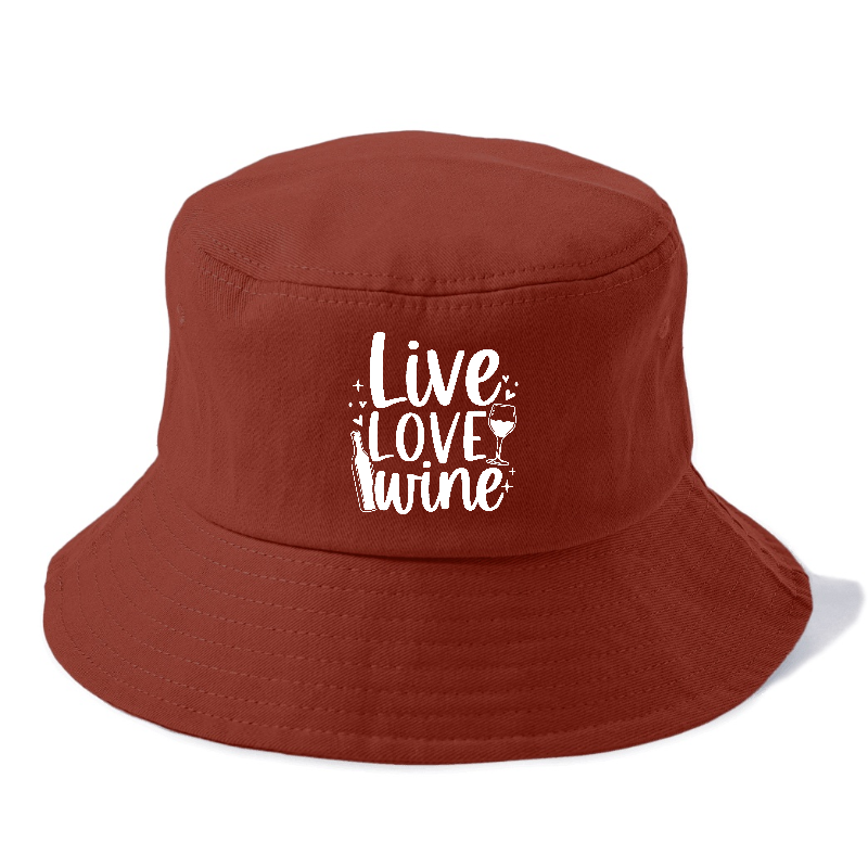 live love wine Hat