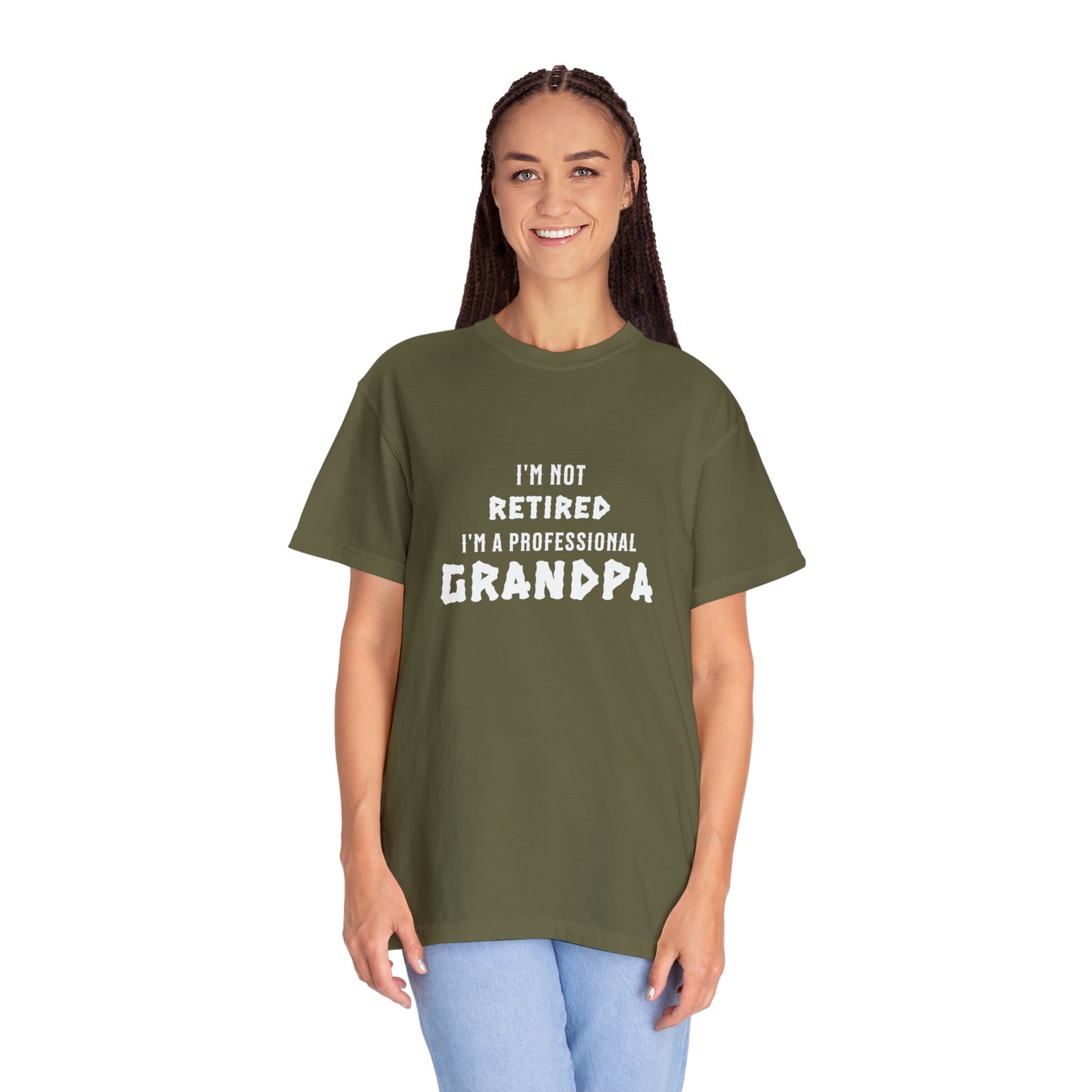 "I'm Not Retired, I'm a Professional Grandpa" T-Shirt: The Hat for Proud Grandfathers