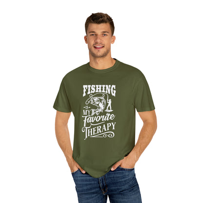 Reel in Serenity: Fishing-Themed Therapy T-Shirt