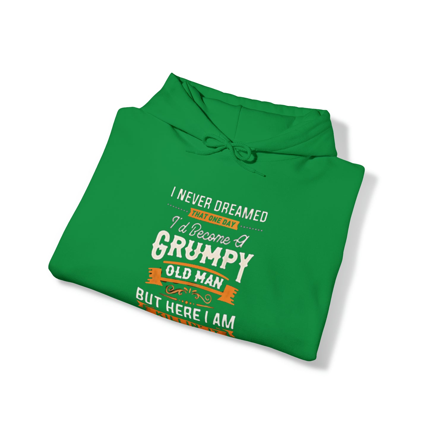 Grumpy and Proud: The Bold Hooded Sweatshirt for Seniors with Attitude