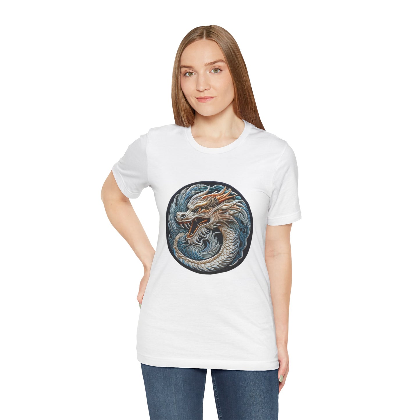 Camiseta de manga corta Dragon Zodiac Unisex Jersey