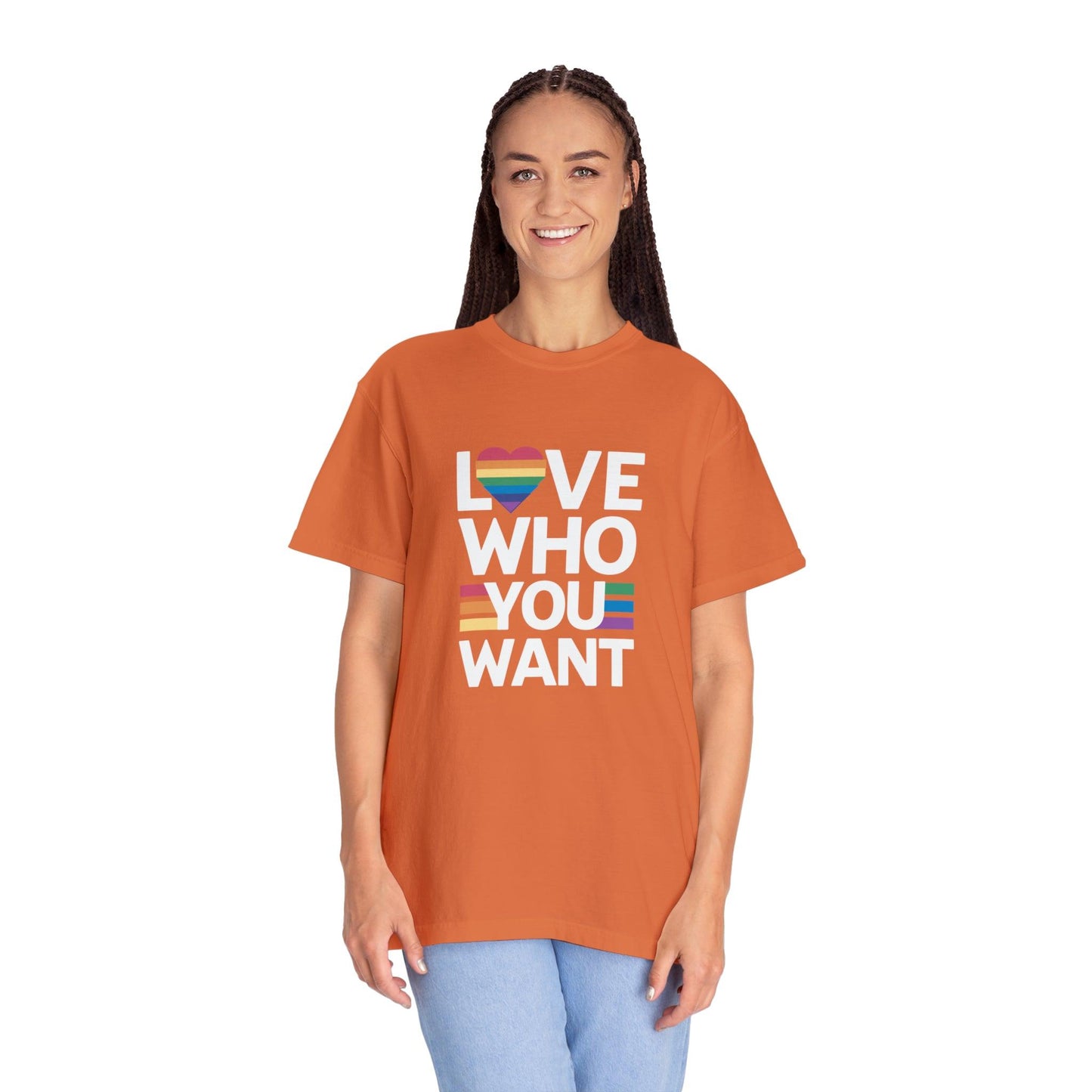 Empowering Diversity: 'Love Who You Want' Expressive T-Shirt - Pandaize