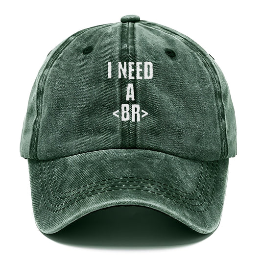 i need a break Hat