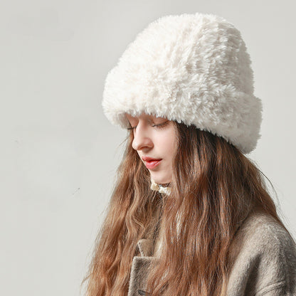 Gorro de punto blanco Pandaize para mujer: mantente abrigado y elegante en invierno