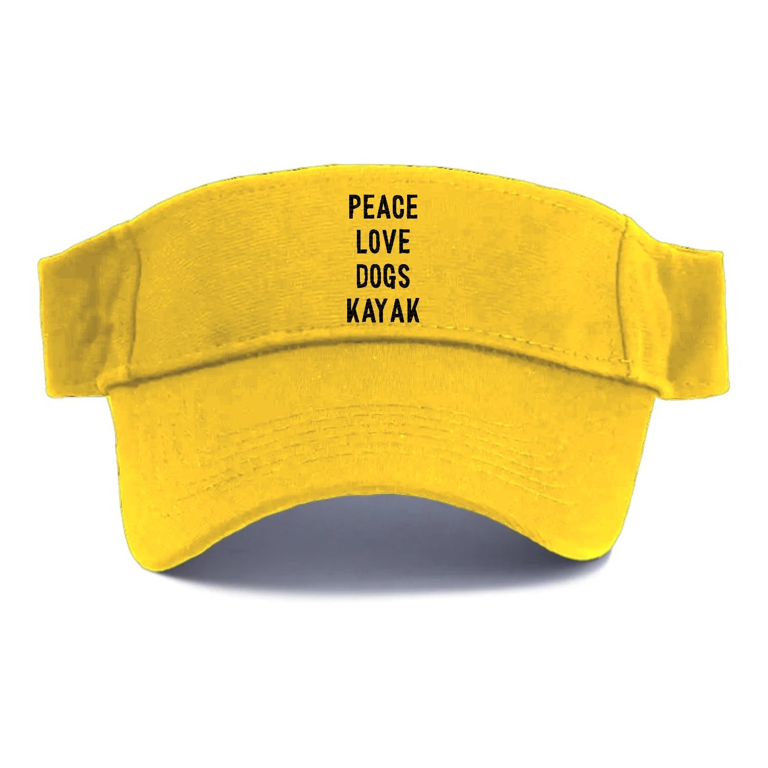 peace love dog kayak Hat