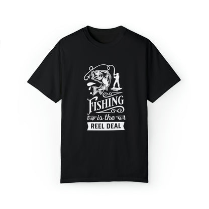 「フィッシング・イズ・ザ・リール・ディール」Tシャツ