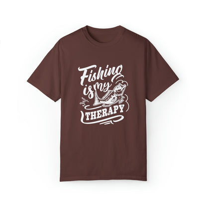 Revitalize Your Spirit with Every Cast: Fishing Therapy T-Shirt