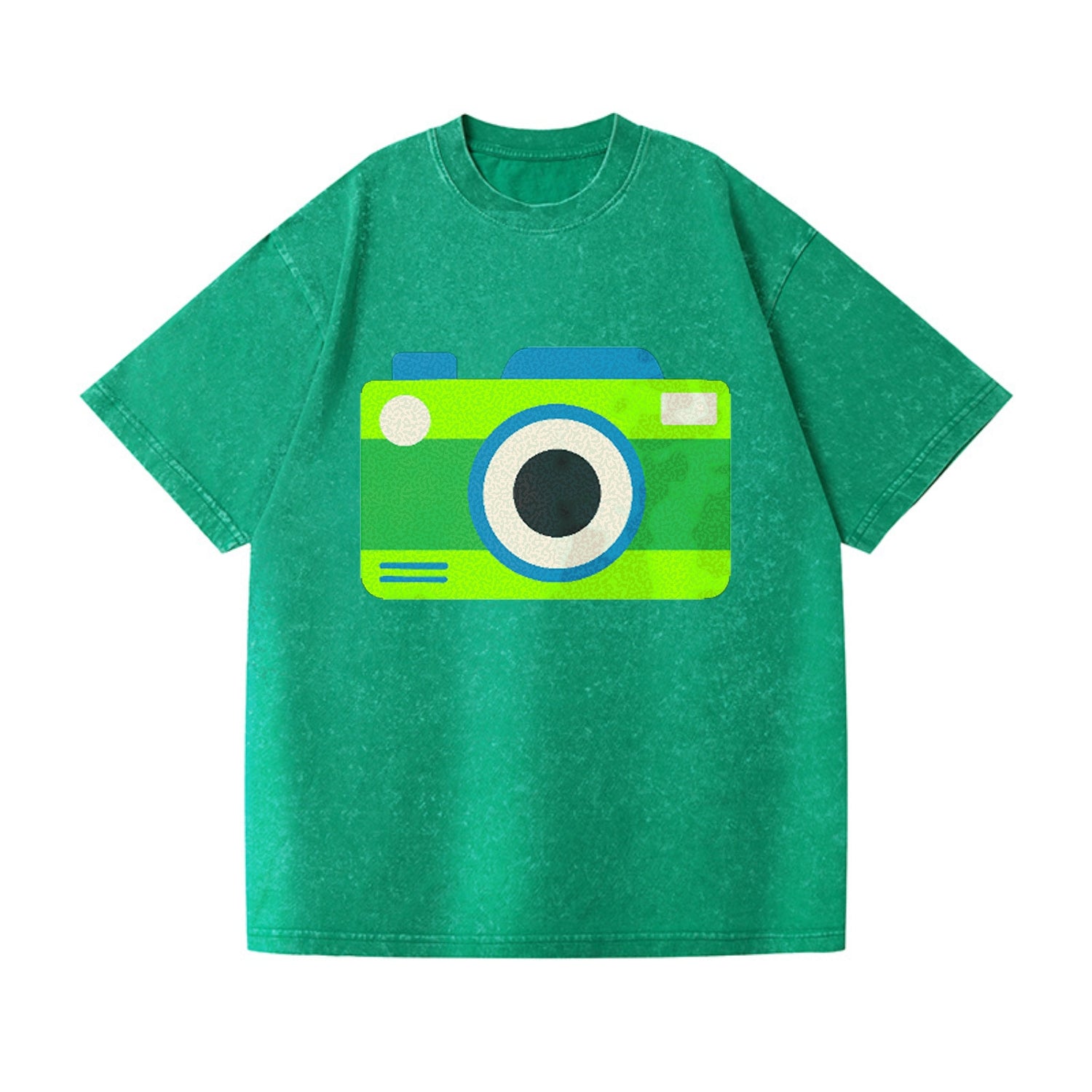 Retro 80s Camera Green Hat