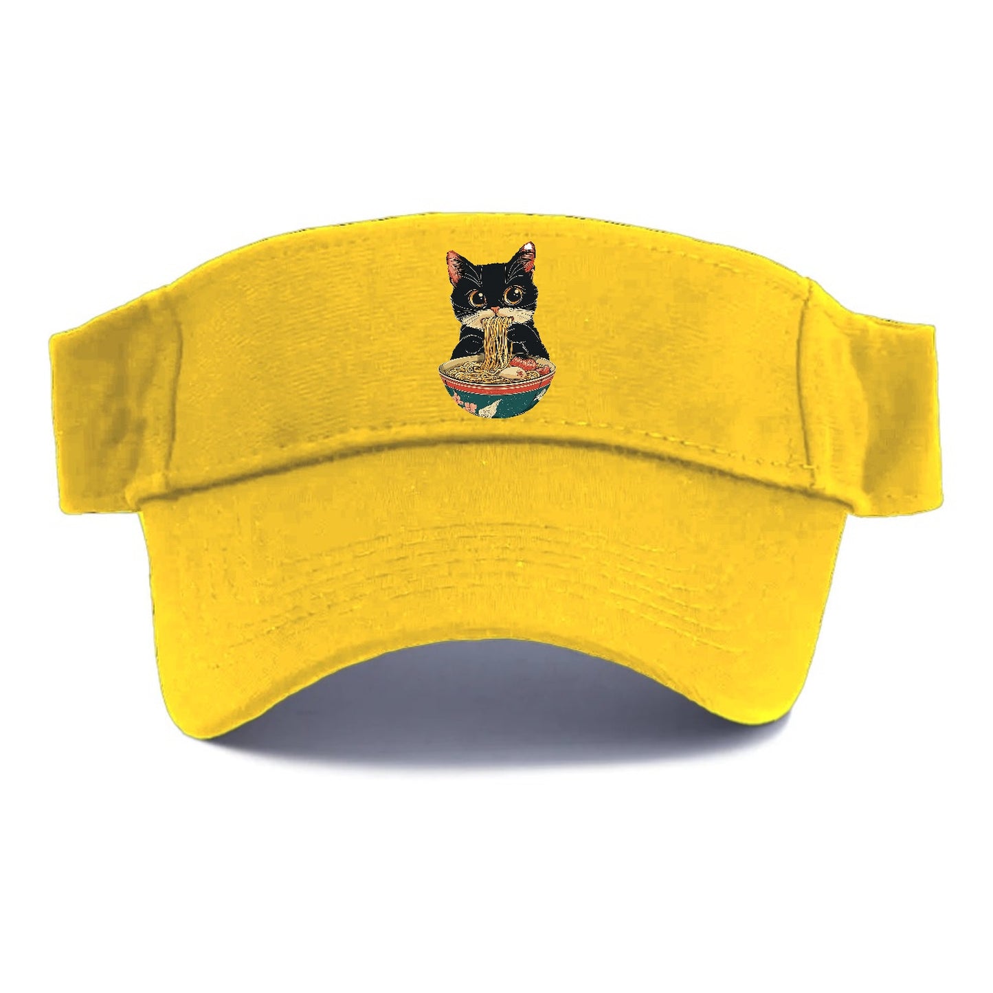 Cat Eating Noodles Hat